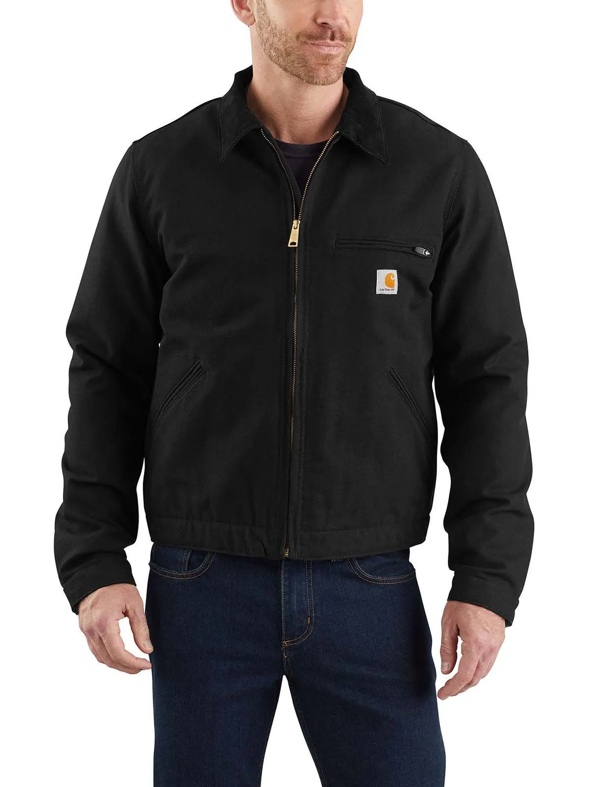 103828 Work Jacket Duck Detroit Fleece Lining - Carhartt