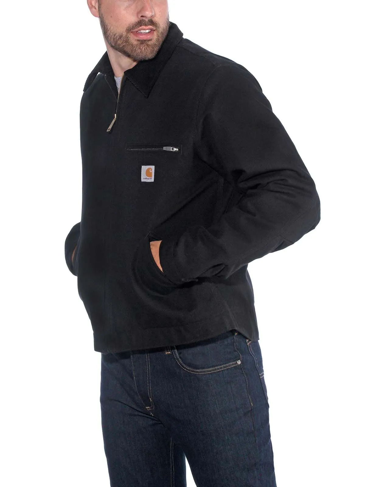 103828 Work Jacket Duck Detroit Fleece Lining - Carhartt