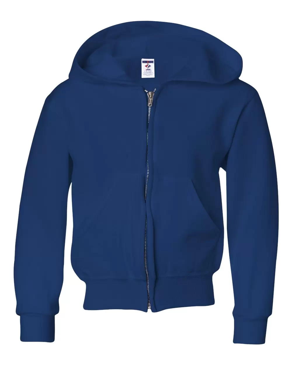 993B Jerzees Youth 8 oz. NuBlend® 50/50 Full-Zip Hood SKU: 993B