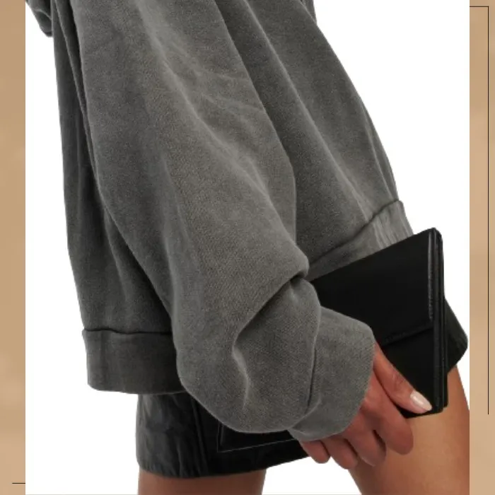 Acne Studios  |Street Style Long Sleeves Plain Logo Cropped Tops