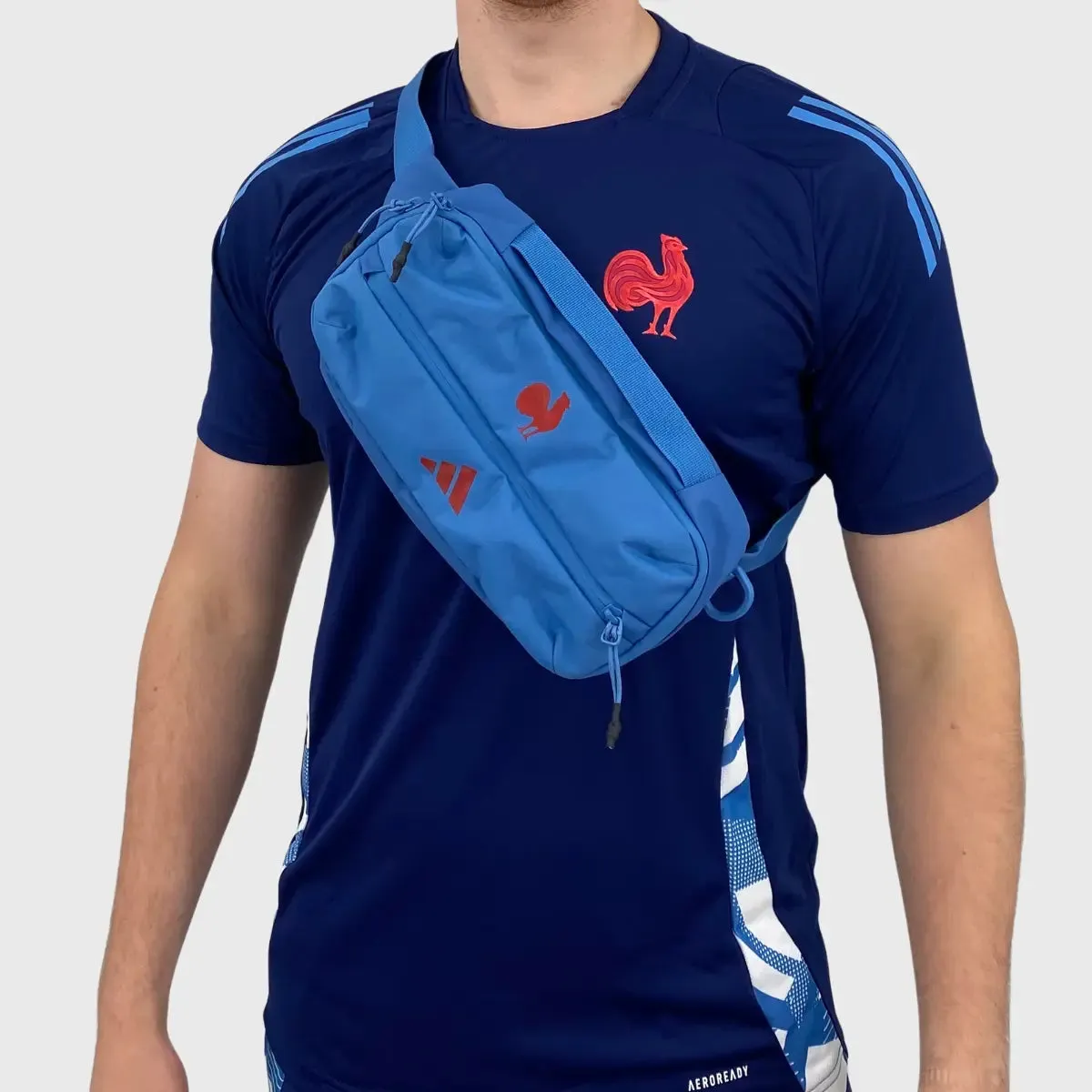 Adidas France Rugby Sling Bag Dark Blue