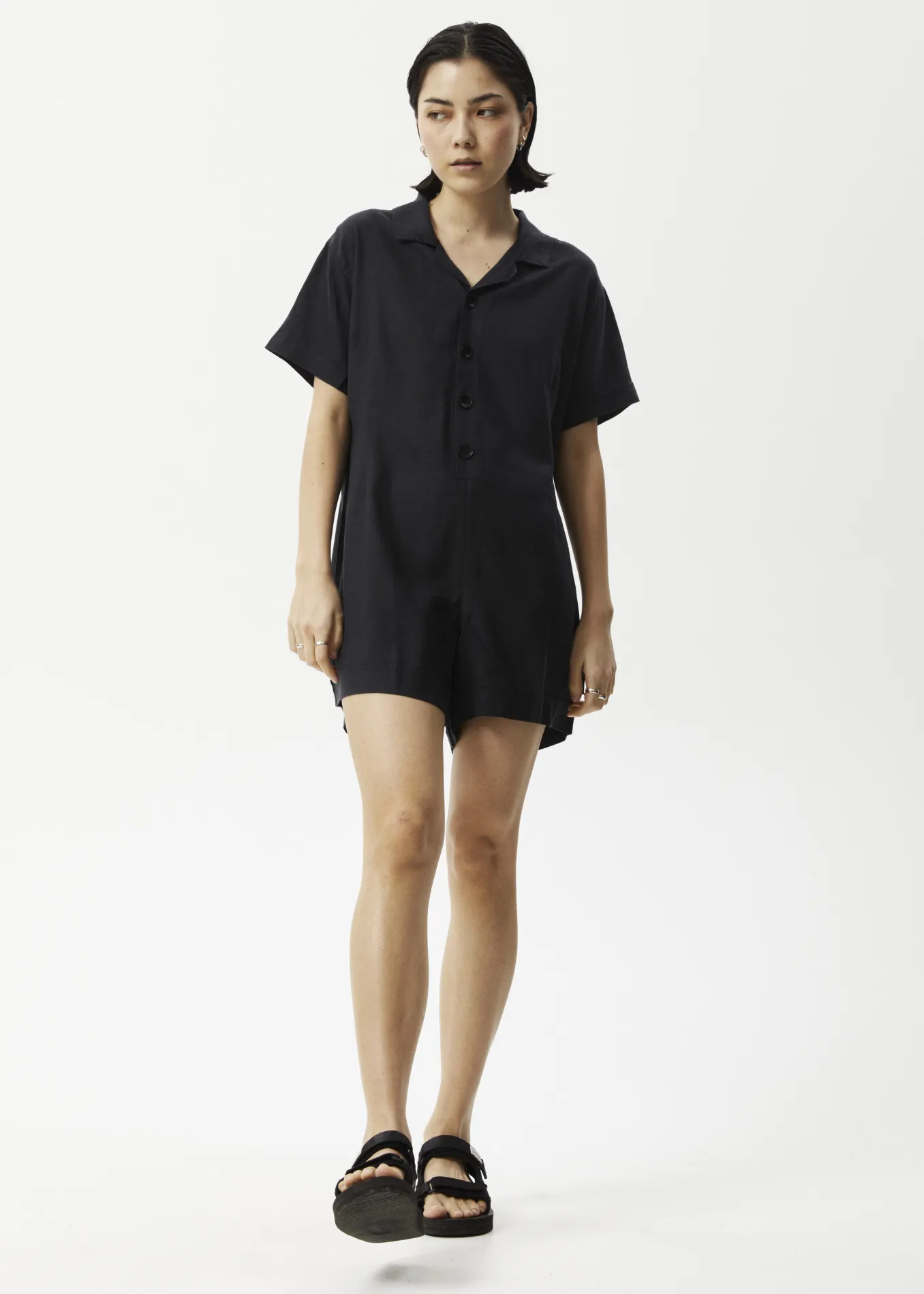 AFENDS Womens Kokomo - Playsuit - Black