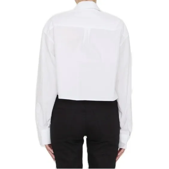 Alexander Wang  |Street Style Long Sleeves Plain Cotton Elegant Style