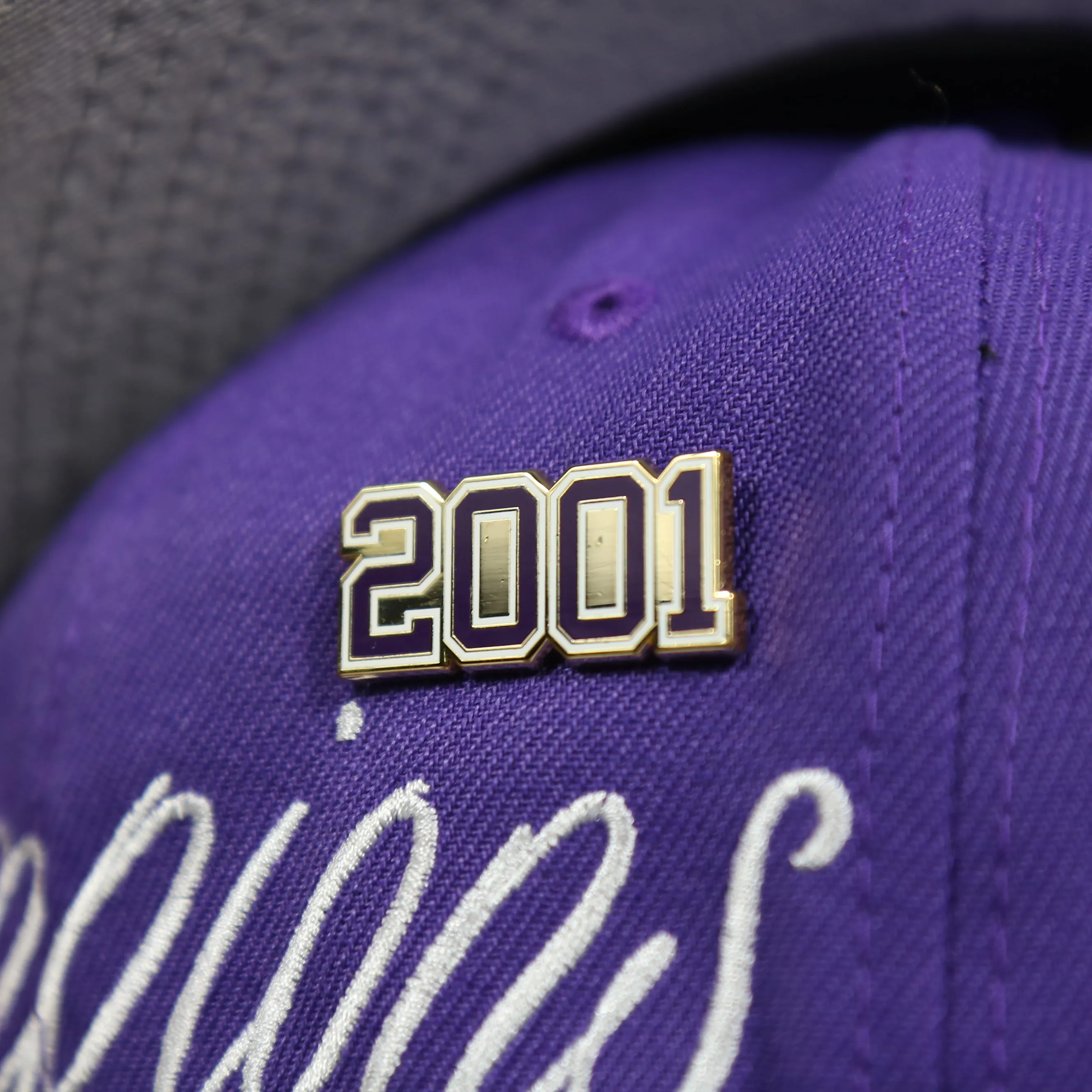 Arizona Diamondbacks Cooperstown All Over Side Patch Historic Champs Gray UV 59Fifty Fitted Cap | Purple 59Fifty Fitted Cap