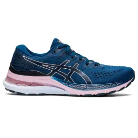 ASICS Women's Gel-Kayano 28 Running Shoe (Mako Blue/Barely Rose)