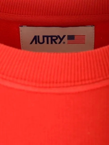 AUTRY  |Crew Neck Street Style Plain Cotton Short Sleeves Logo