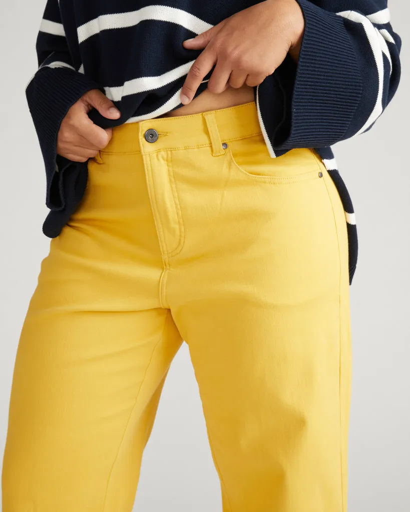 Bae Boyfriend Crop Jeans - Sunshine