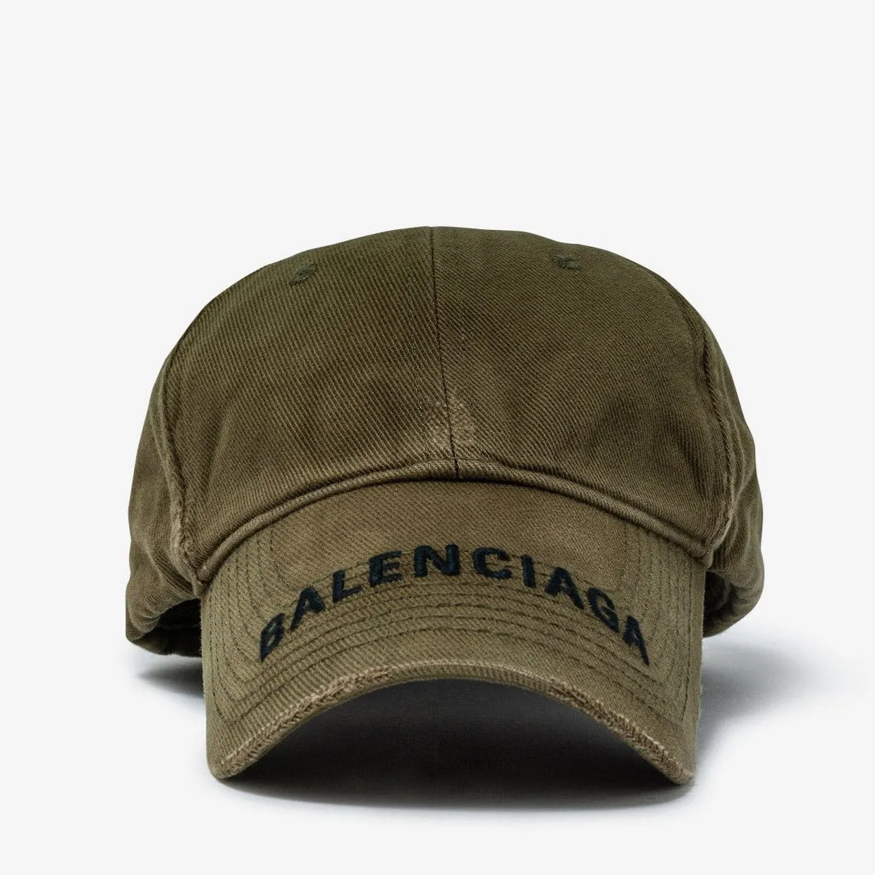 Balenciaga Logo Visor Cap Khaki