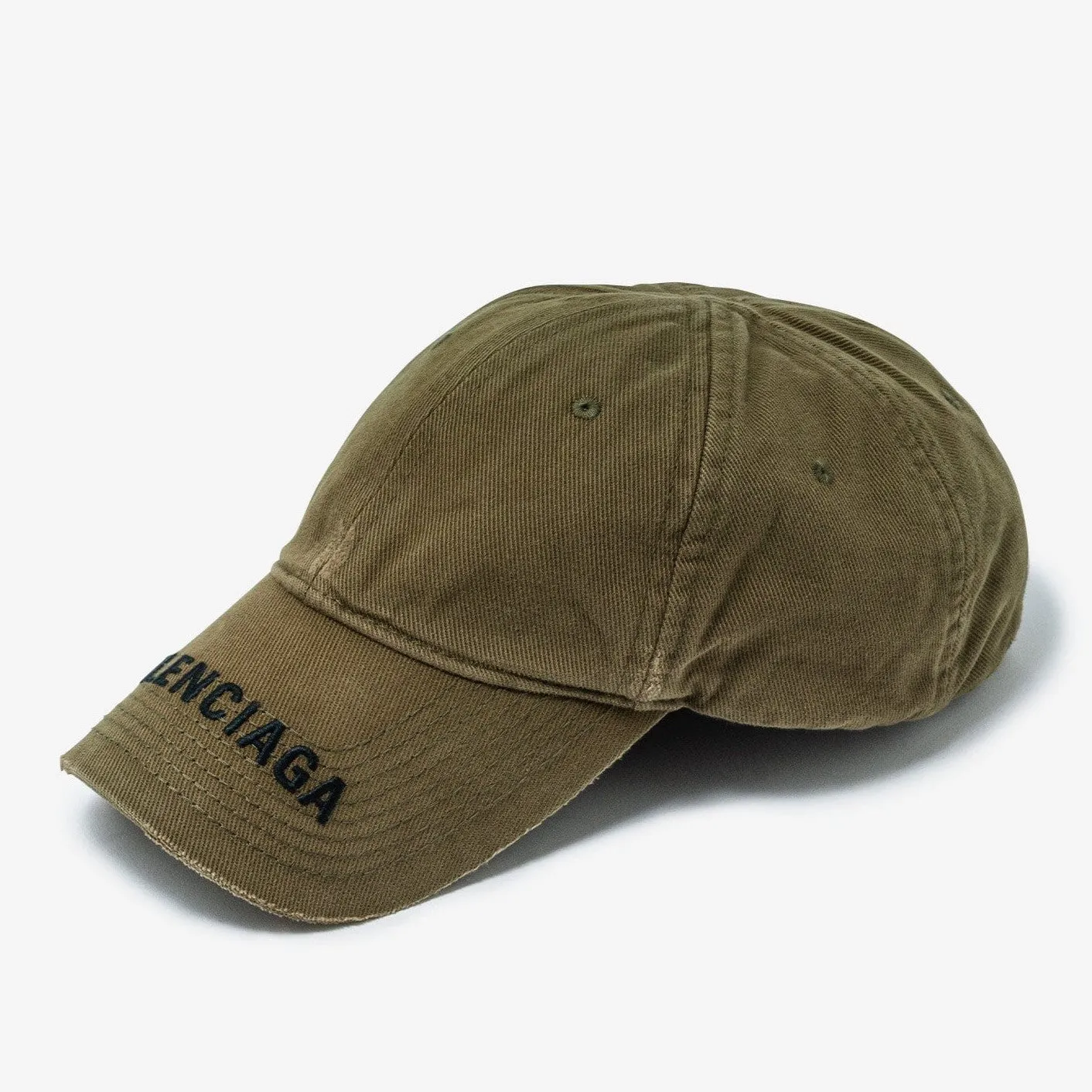 Balenciaga Logo Visor Cap Khaki