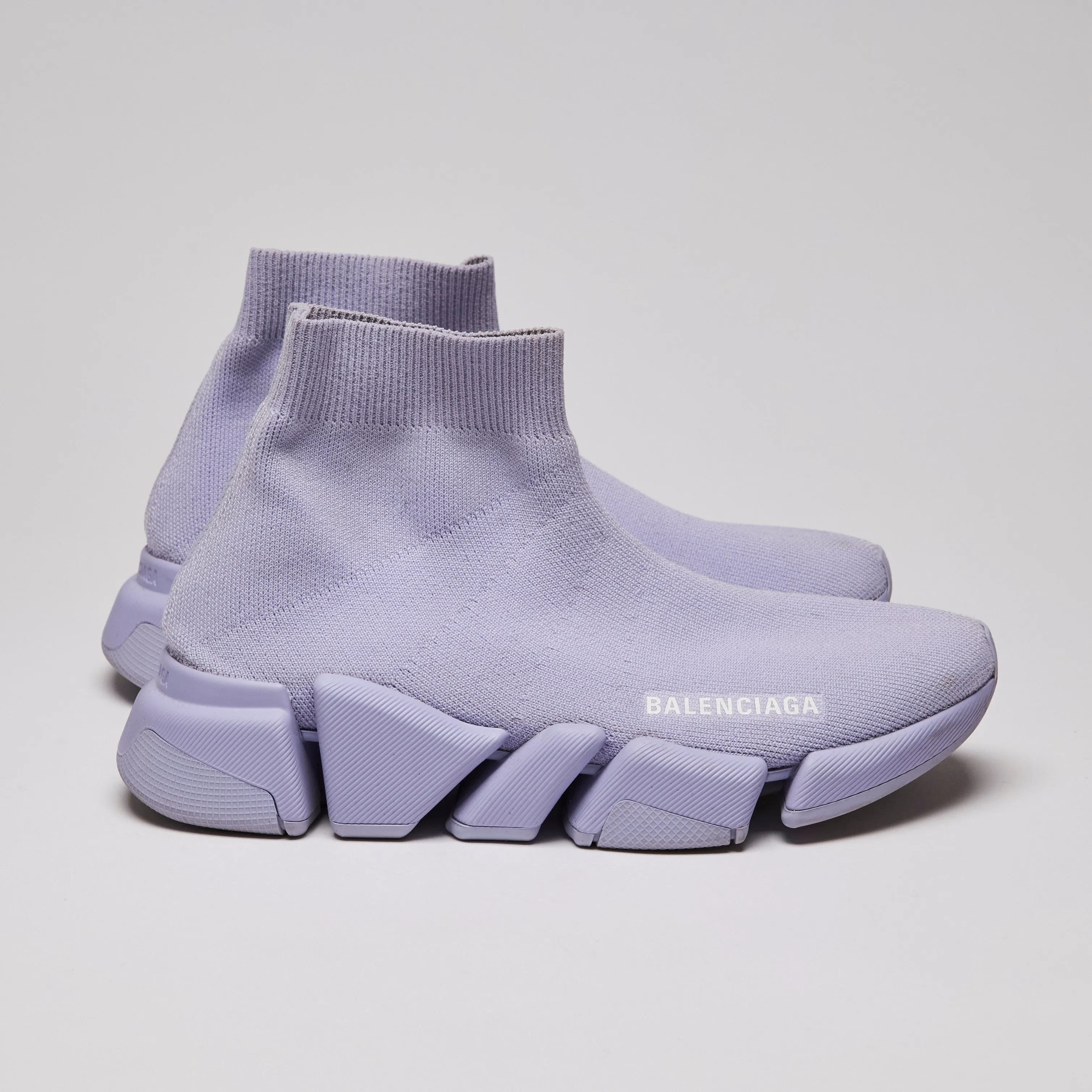 Balenciaga Purple Speed Sneaker Shoes Size 36