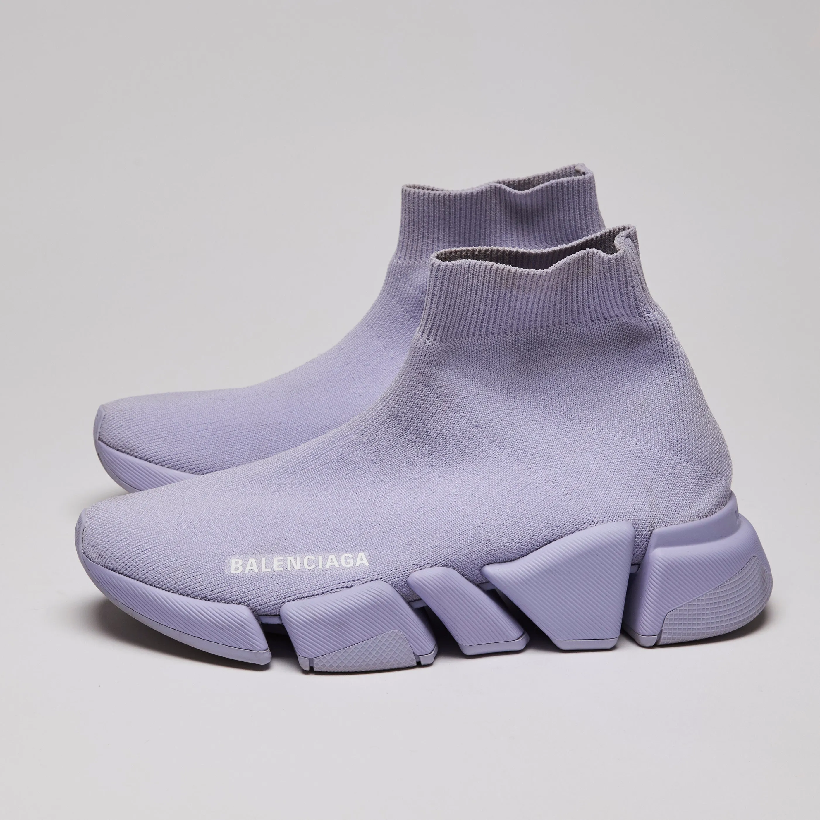 Balenciaga Purple Speed Sneaker Shoes Size 36