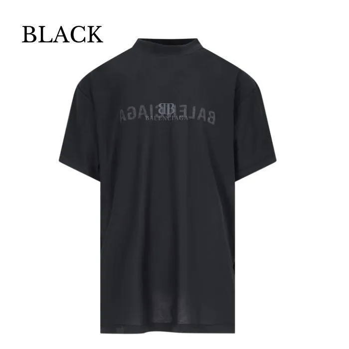 BALENCIAGA  |Unisex Plain Cotton Short Sleeves Logo Luxury T-Shirts