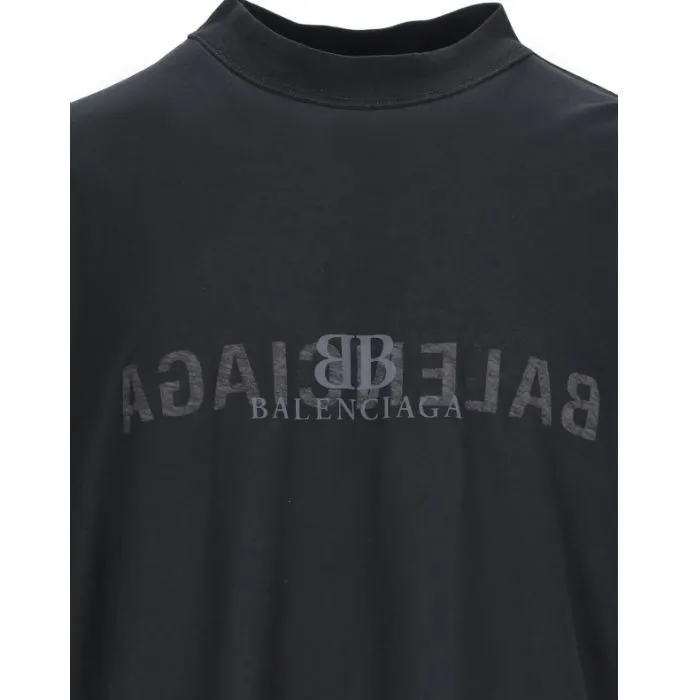 BALENCIAGA  |Unisex Plain Cotton Short Sleeves Logo Luxury T-Shirts