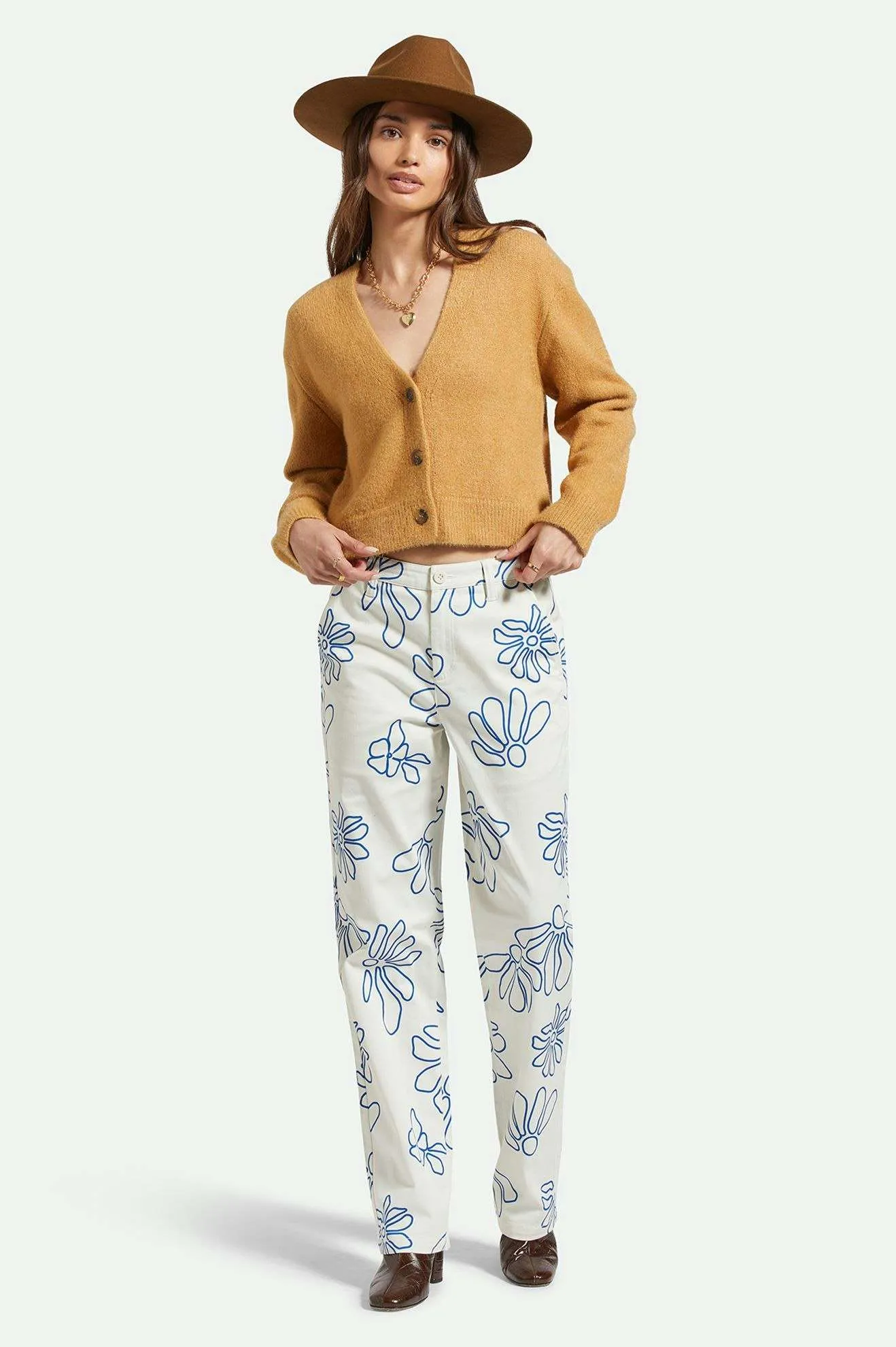 Bedford Pant - Off White Daisy