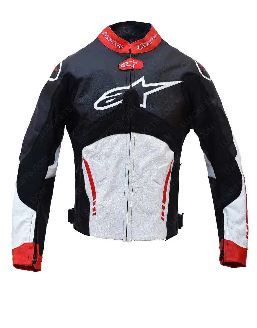 Biker Leather Racing Alpinestars Atem Jacket - Racing motorcycle jacket