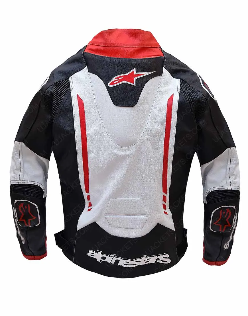 Biker Leather Racing Alpinestars Atem Jacket - Racing motorcycle jacket