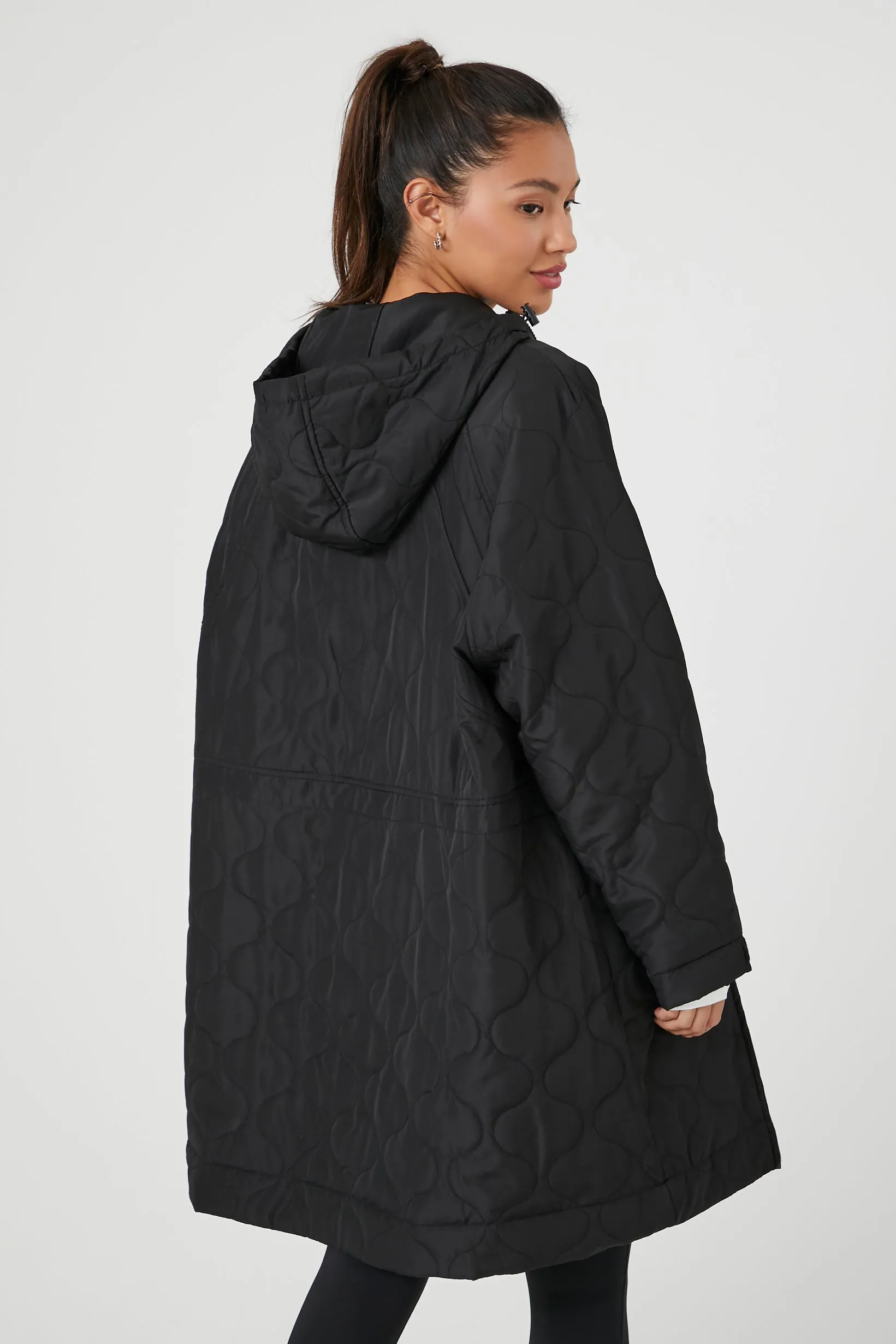 Blouson Active long avec demi-fermeture à glissière