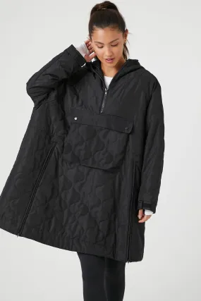 Blouson Active long avec demi-fermeture à glissière