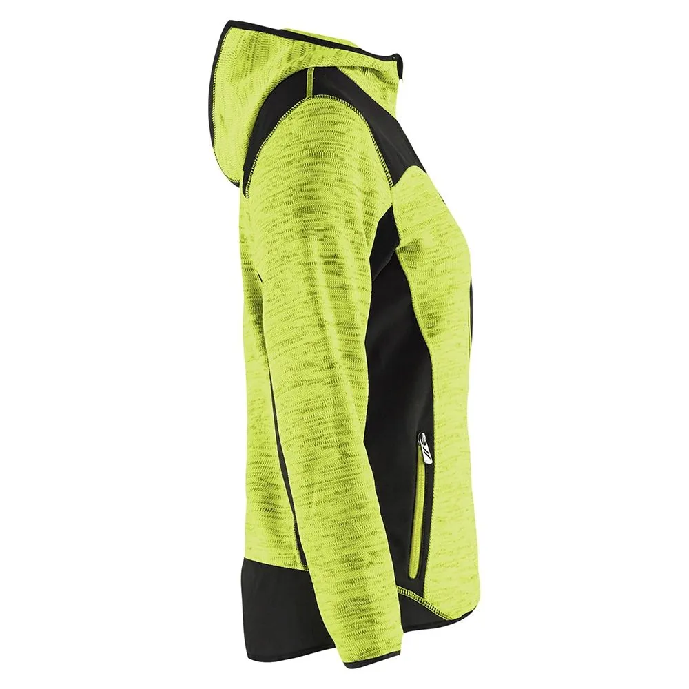 Blåkläder 4931-2117 Women's Knitted Jacket with Softshell - High Vis