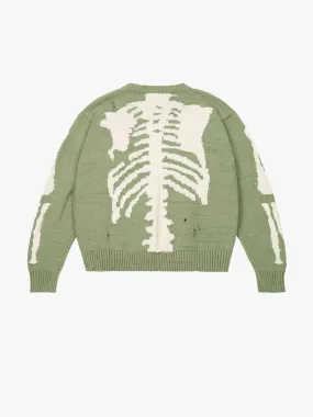 Bone Print Sweater