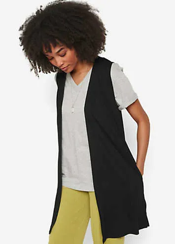 bonprix Jersey Waistcoat | Grattan