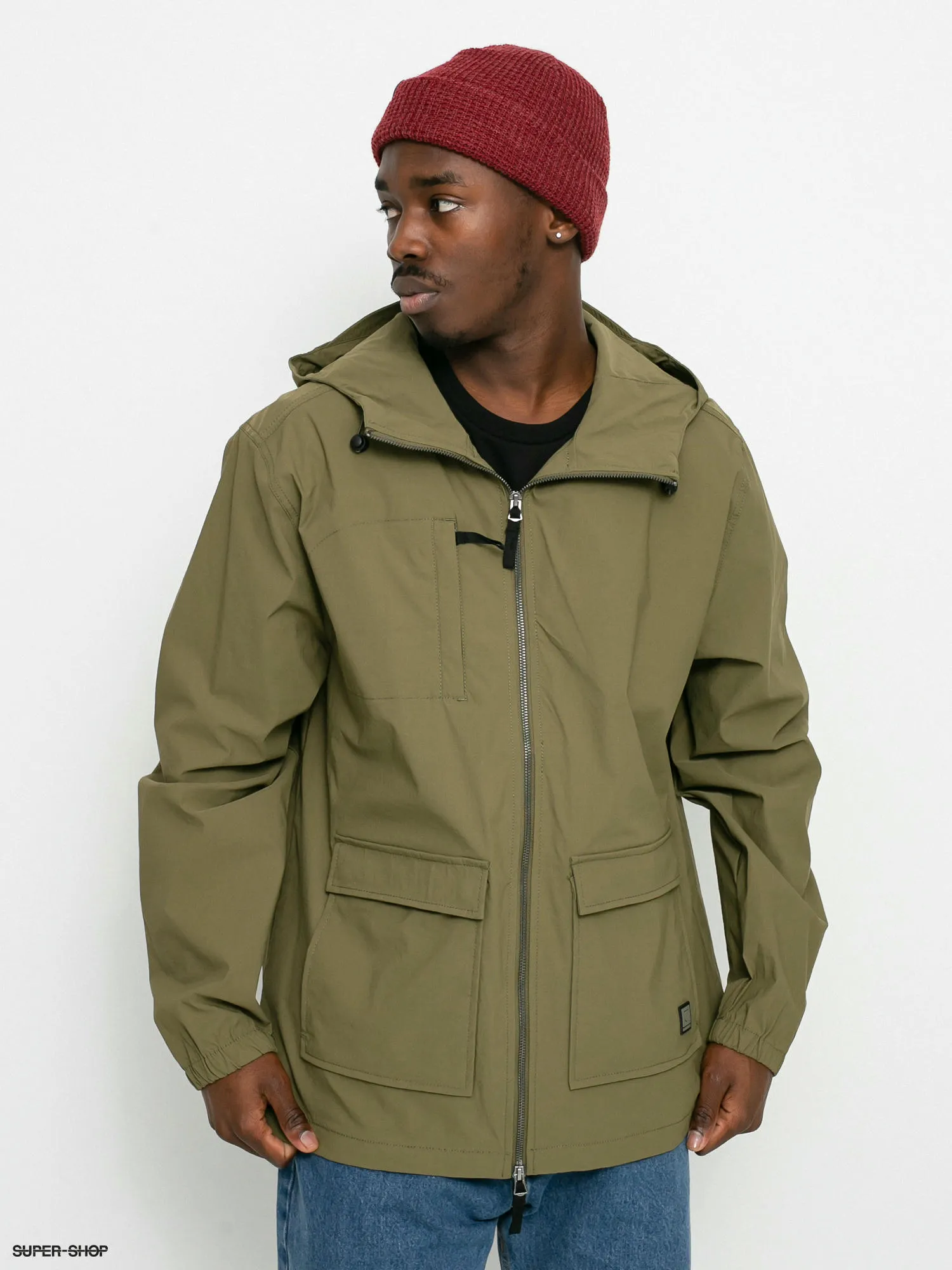 Brixton Utility X Parka Jacket (military olive)