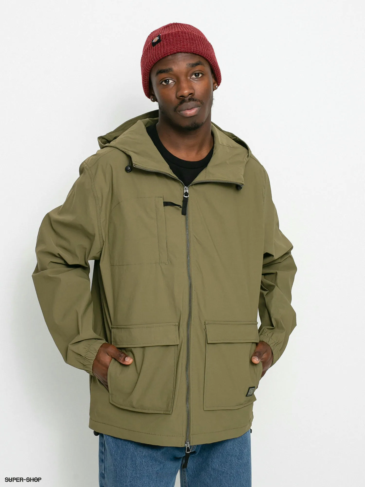 Brixton Utility X Parka Jacket (military olive)