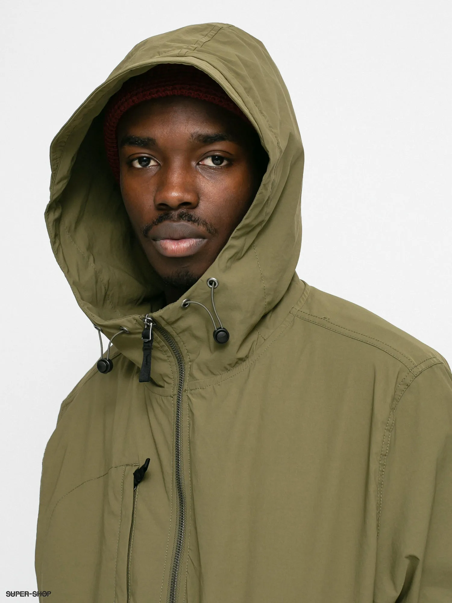 Brixton Utility X Parka Jacket (military olive)