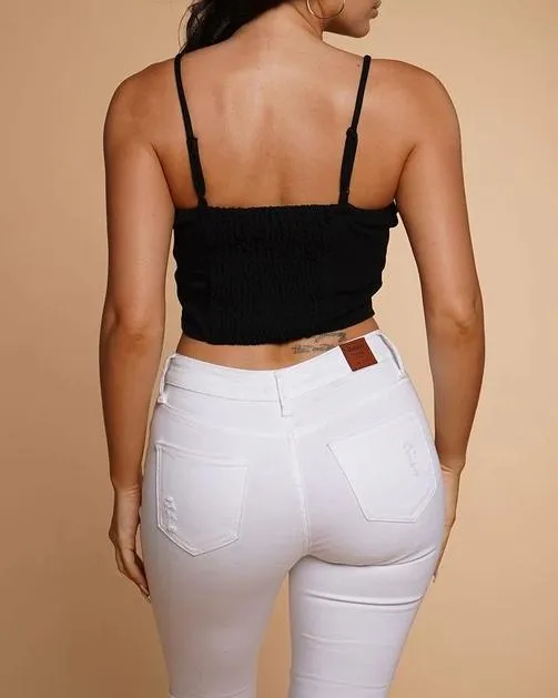 Cameron Stretch Twill Bustier