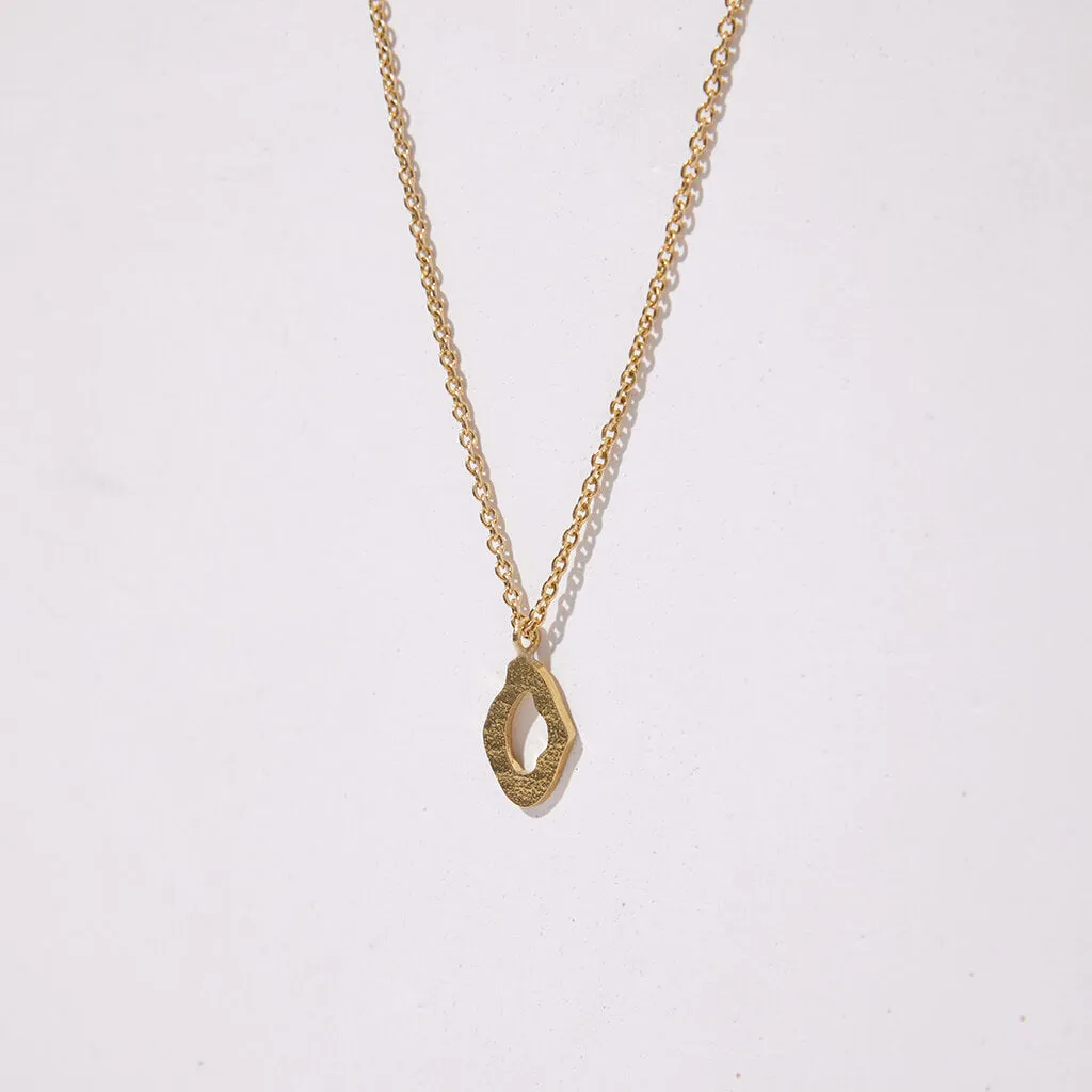 Canyon Charm Necklace - Brass