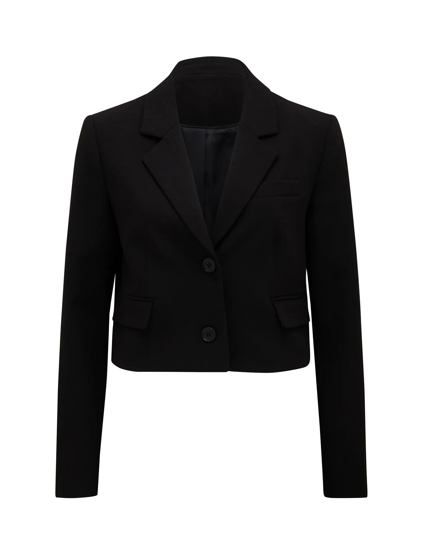 Celeste Two Button Crop Blazer