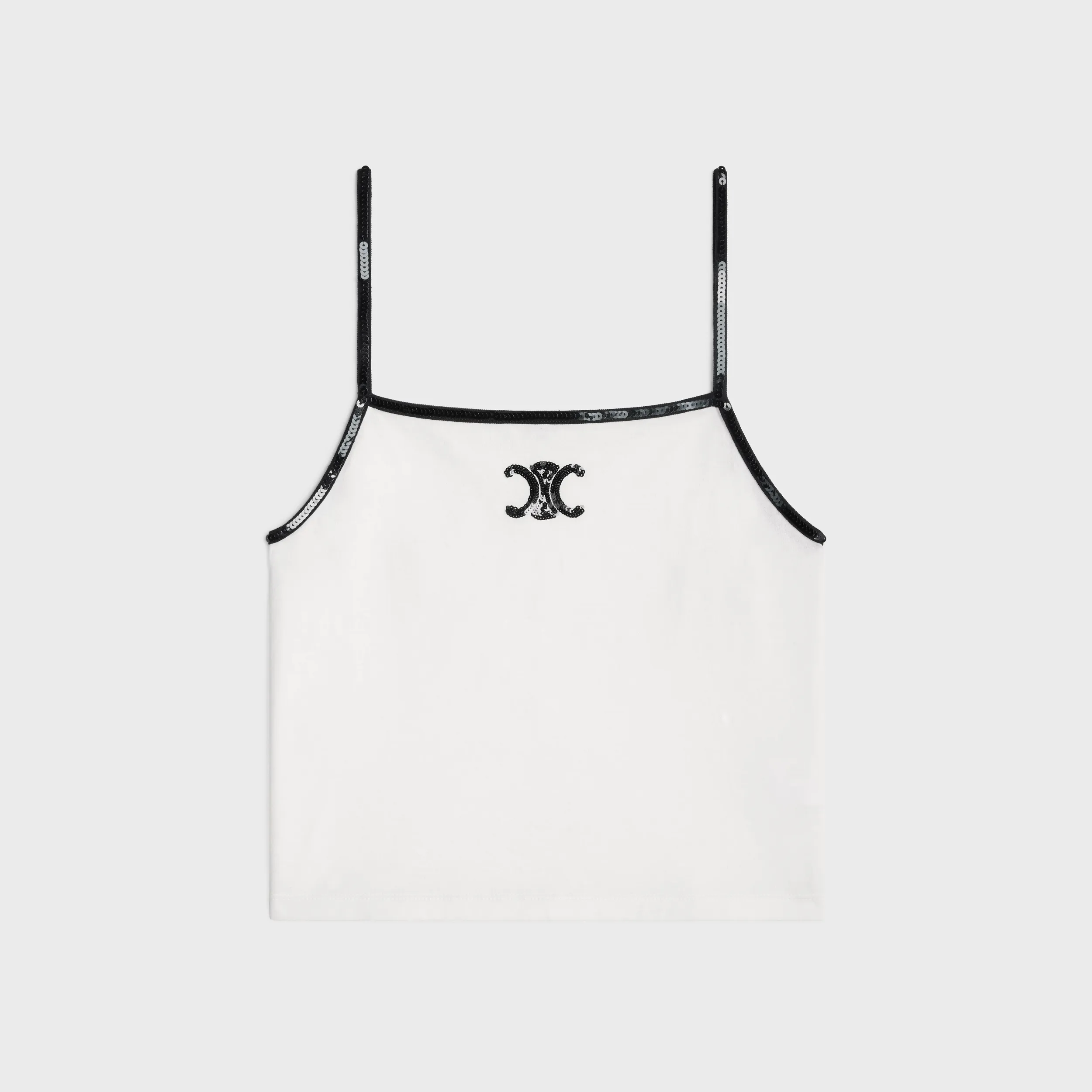 CELINE  |Blended Fabrics Street Style Plain Cotton With Jewels Logo