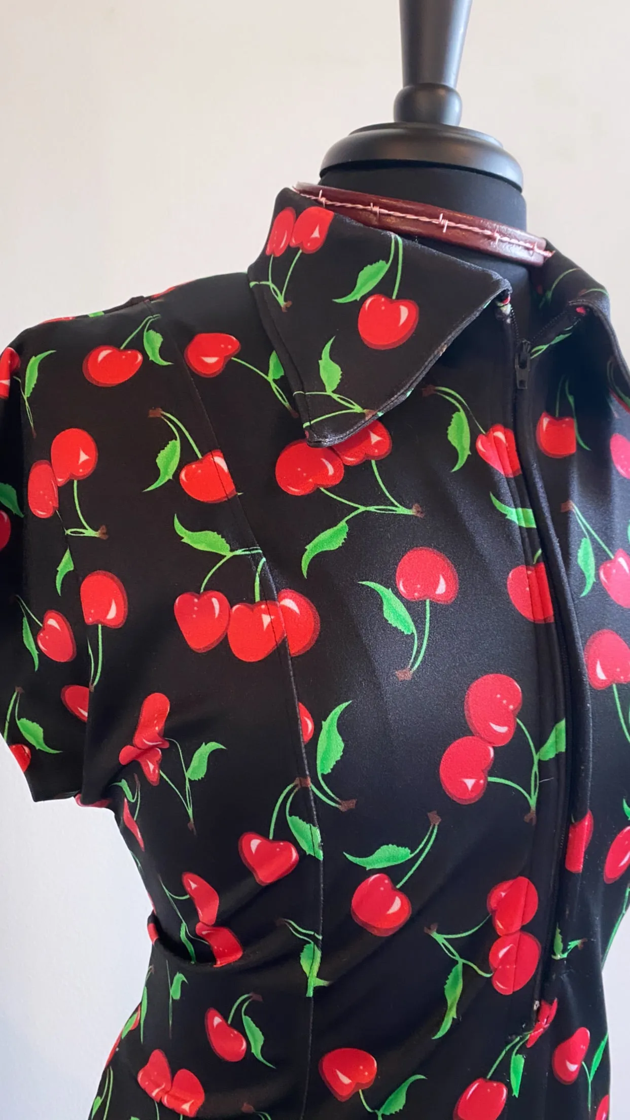 'Cherry Bomb' Spandex Short Romper Playsuit