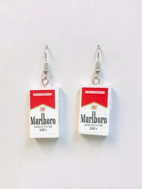 Cigarette Marlboro Earrings