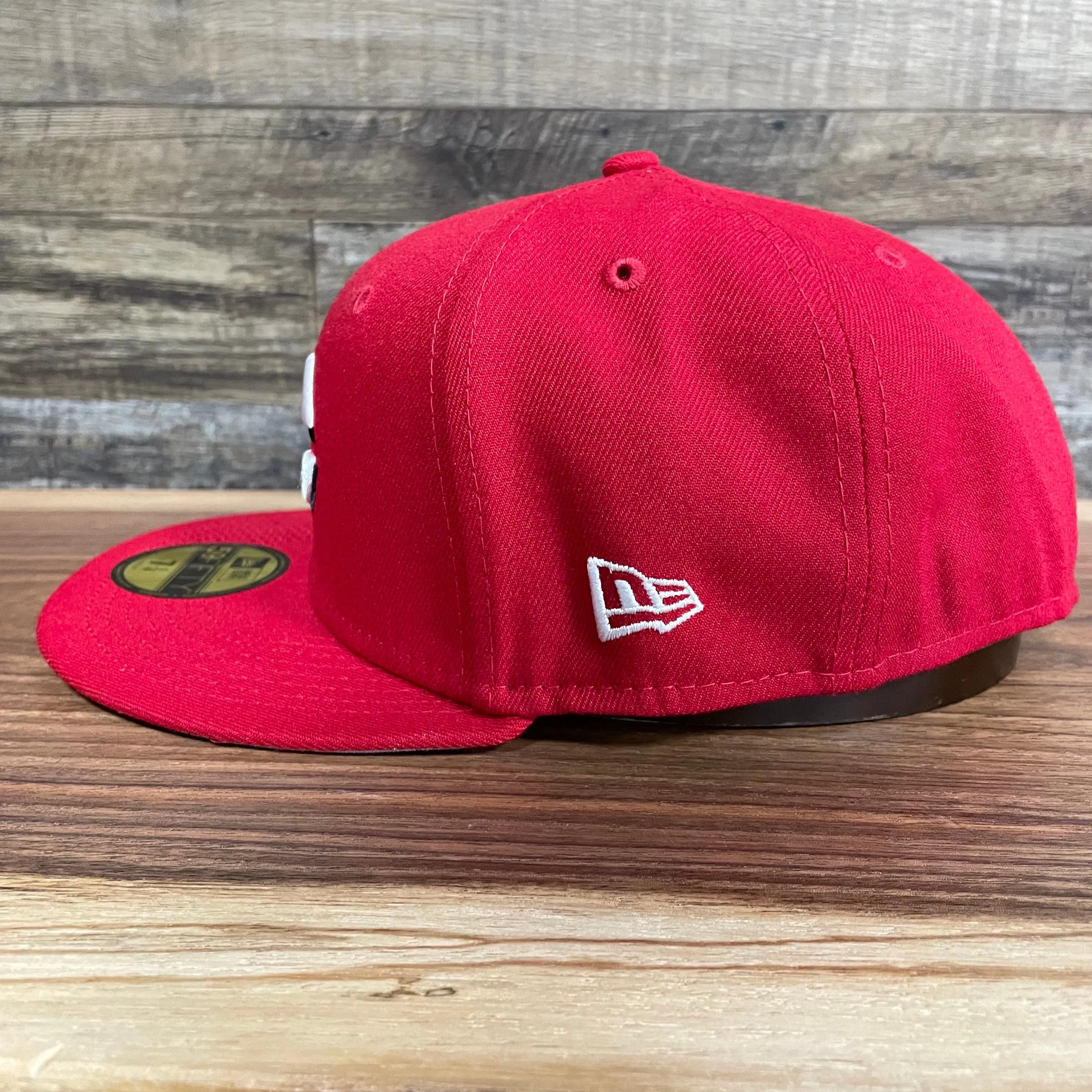 Cincinnati Reds City Cluster Side Patch Gray Bottom Red 59Fifty Fitted Cap