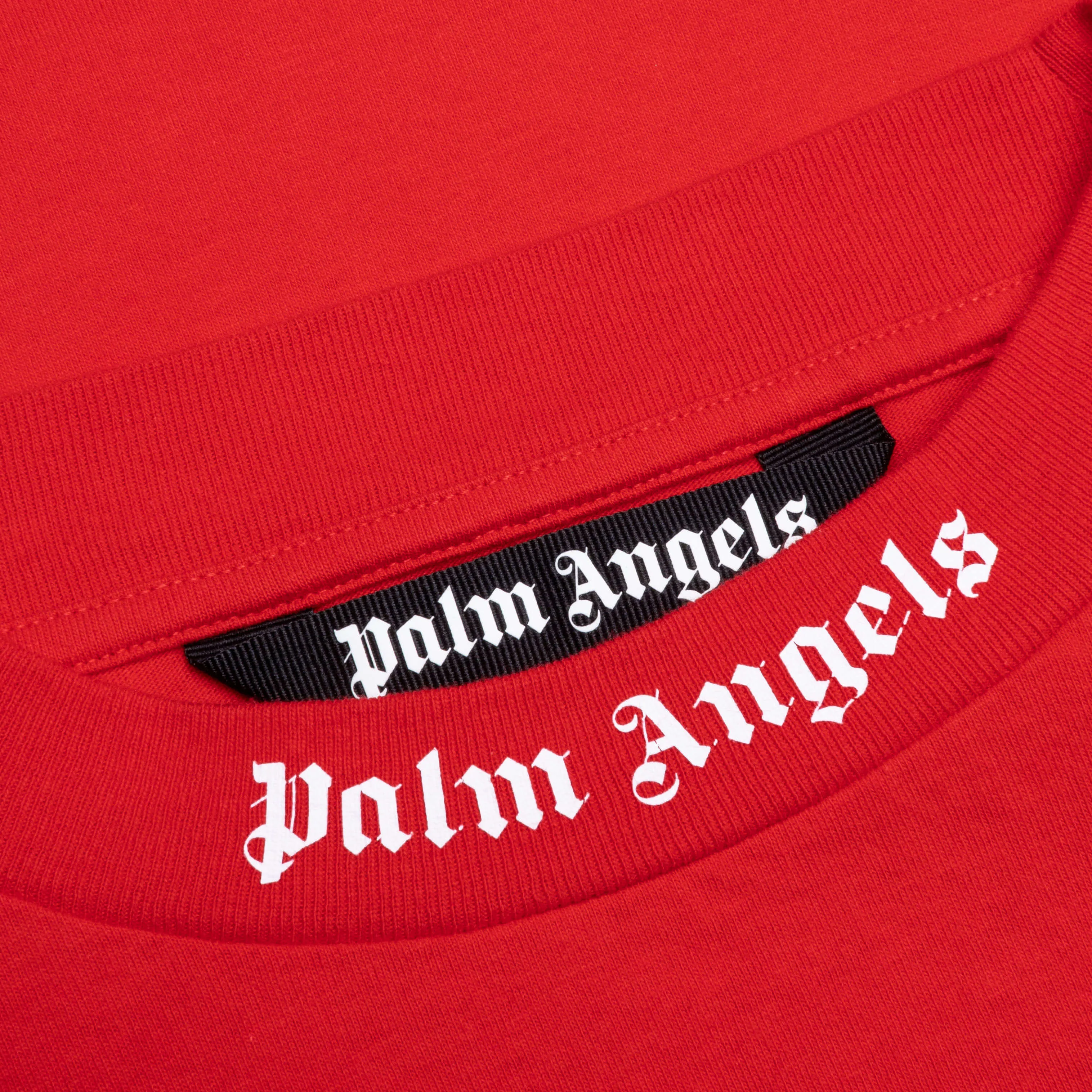 Classic Logo Over Tee L/S - Red/White