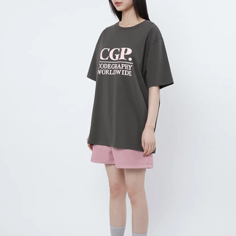 Code graphy  |Unisex Street Style Short Sleeves Logo T-Shirts