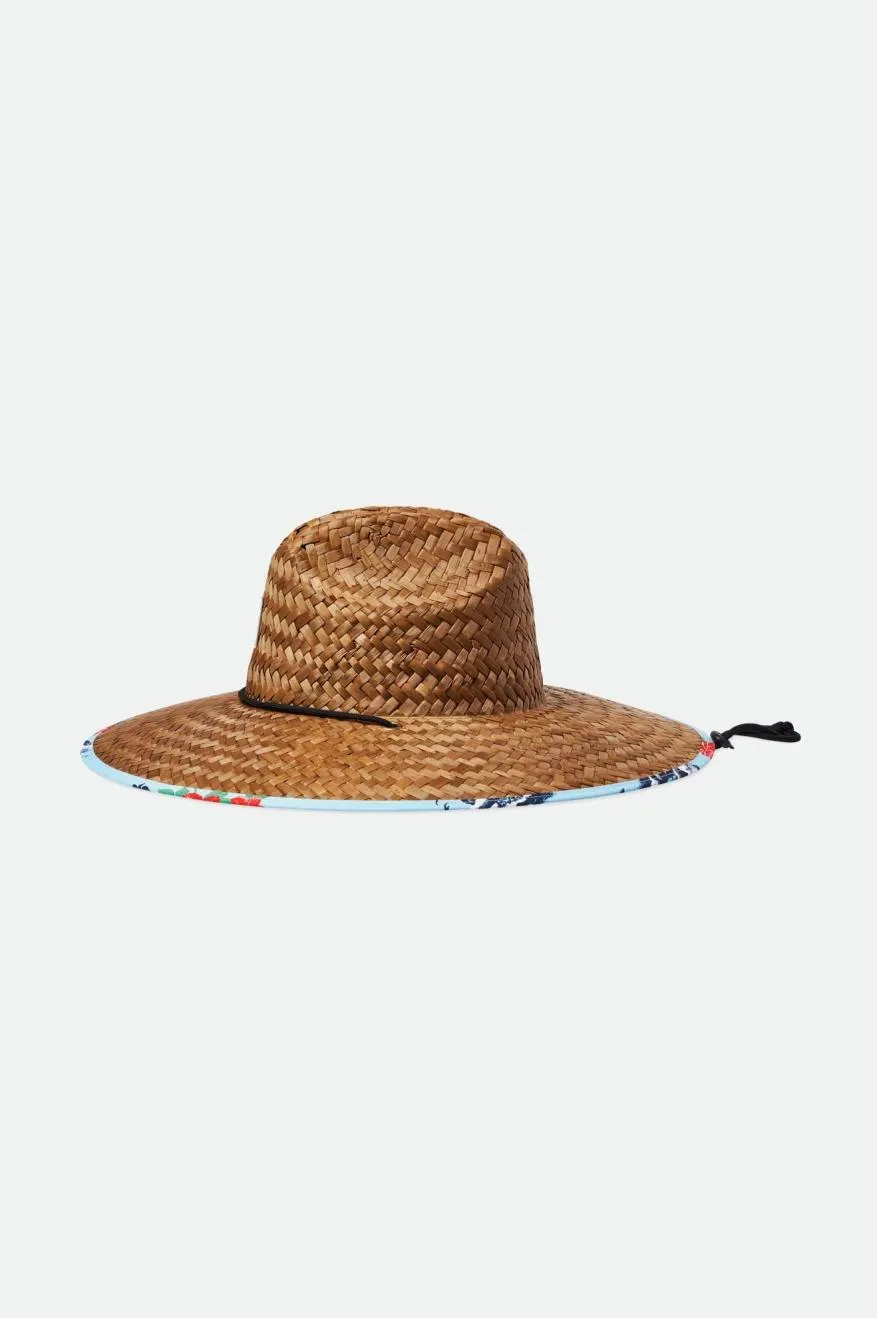 Crest Lifeguard Hat - Copper/Canal Blue