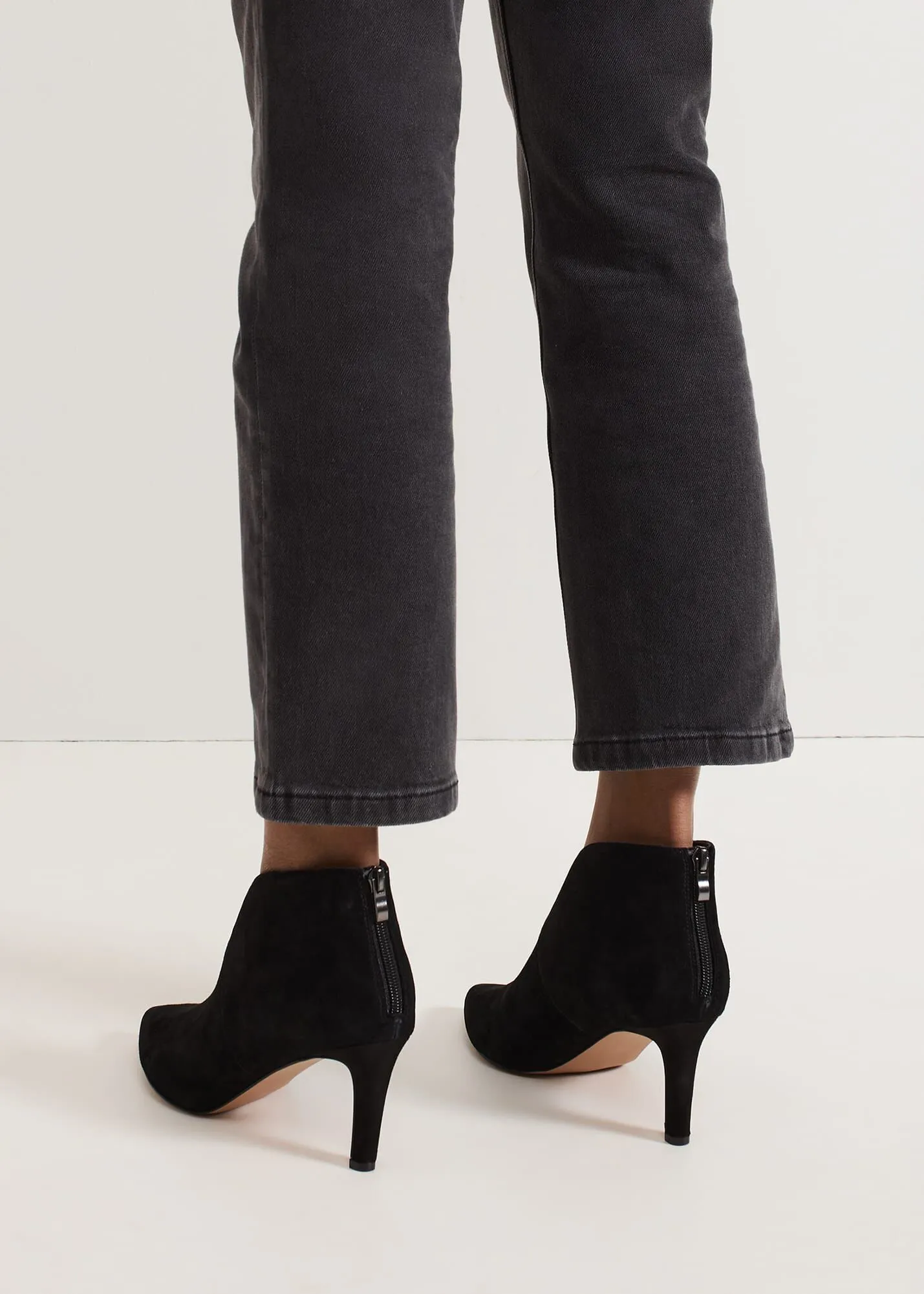 Cut Out Heeled Boots