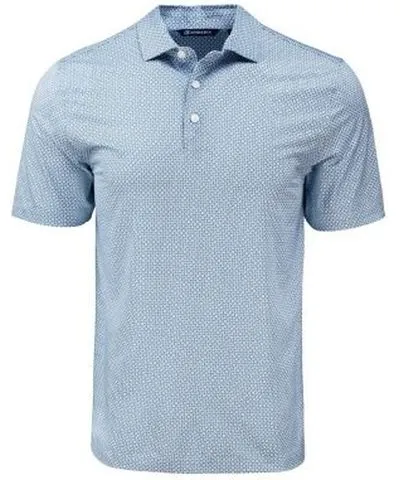 Cutter & Buck Pike Eco Diamond Dot Print Recycled Mens Polo