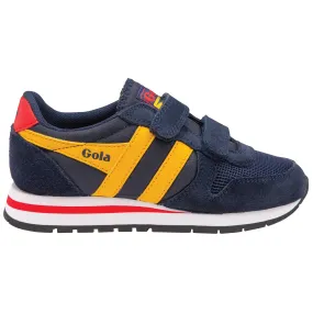 Daytona Strap Sneaker (Navy + Sun + Red)