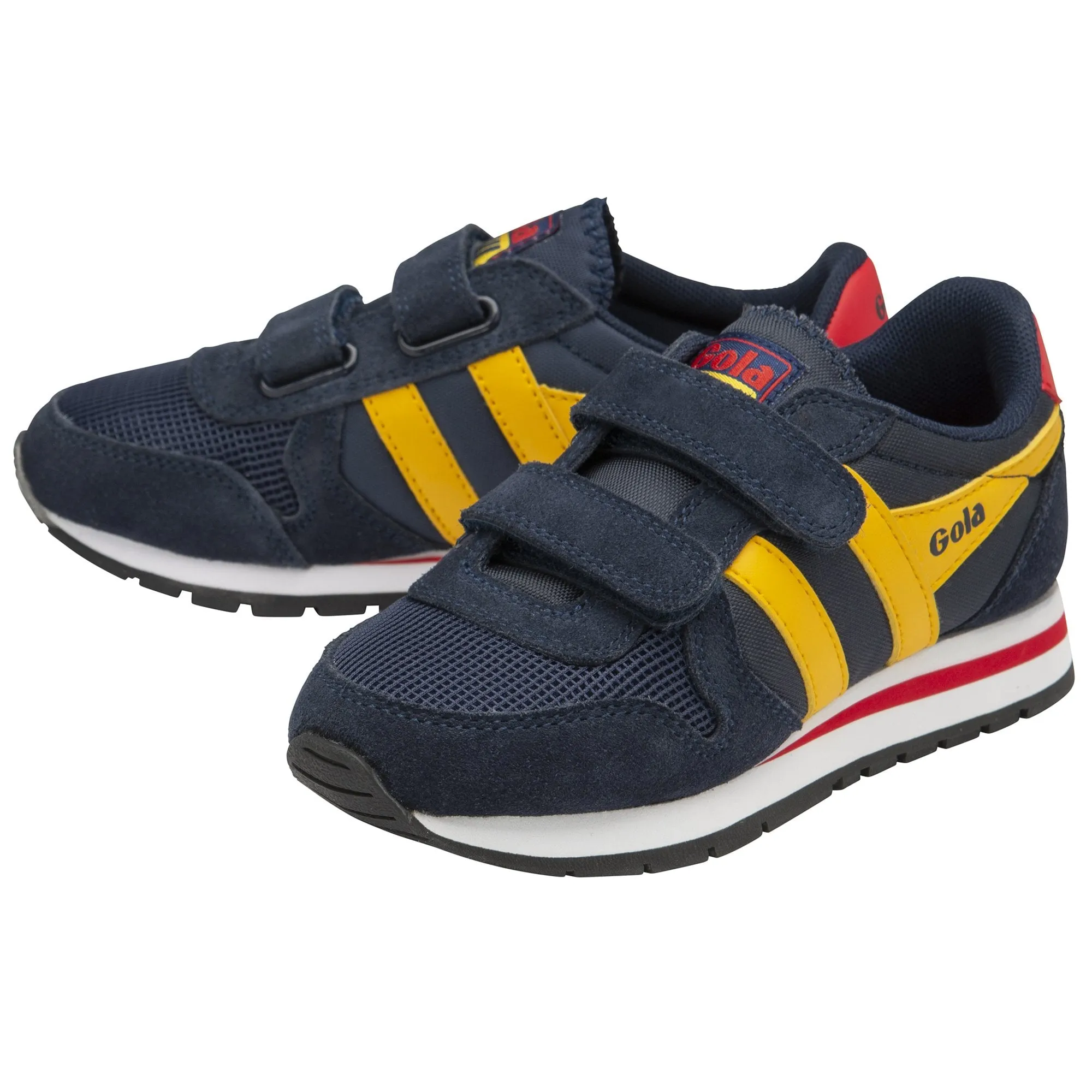 Daytona Strap Sneaker (Navy + Sun + Red)