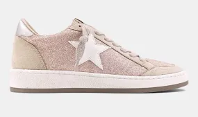 DOORBUSTER ShuShop Paz Sneaker in Champagne Glitter