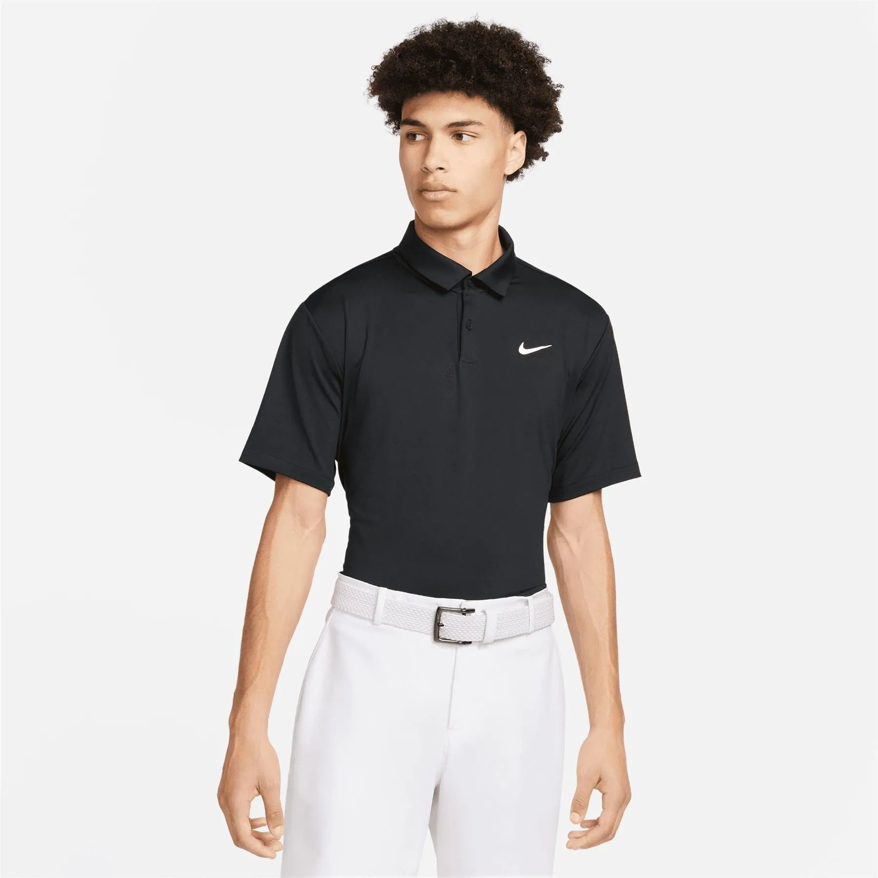 Dri-Fit Tour Solid Polo Black/White - 2024