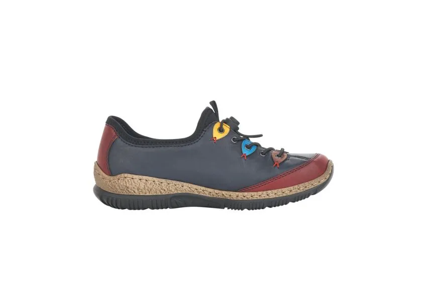 Eagle Navy Slip-On Bungee Sneaker