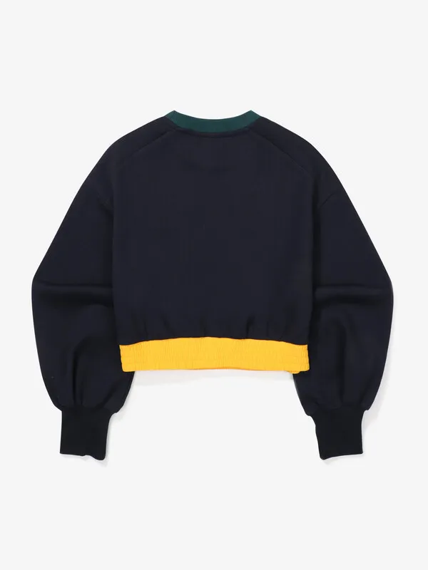 FILA  |Nylon Street Style Long Sleeves Plain Cotton Logo