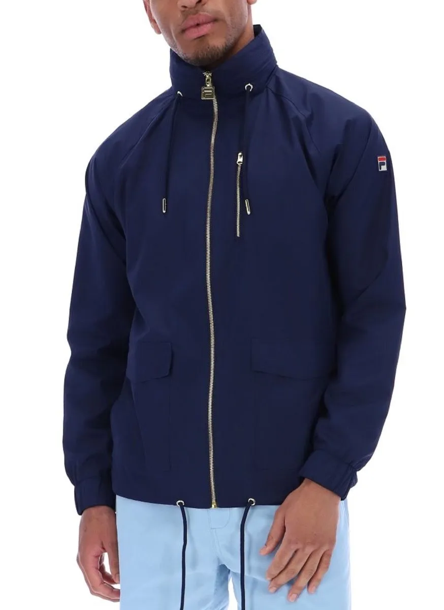 Fila Ronnie Racking Hooded Lightweight Jacket Fila Navy