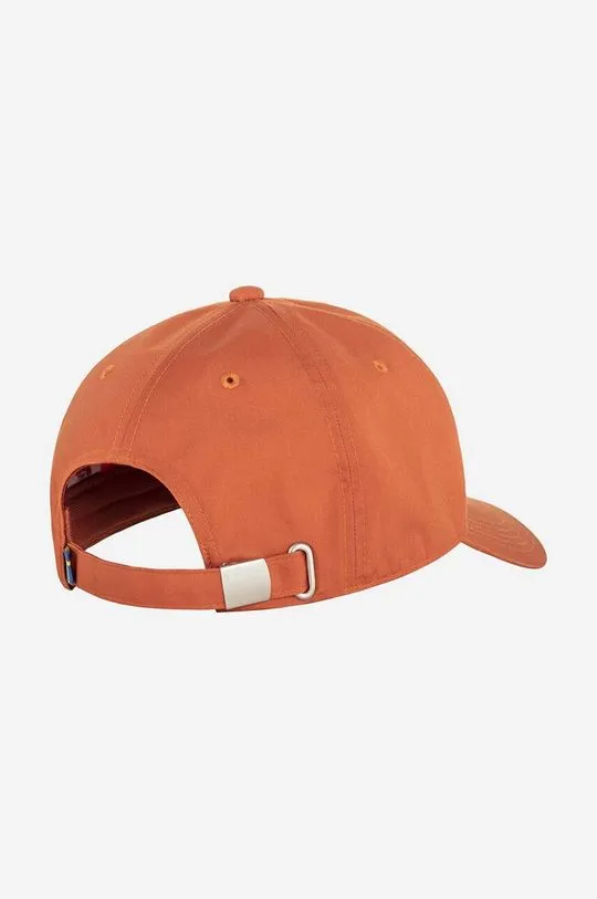 Fjallraven baseball cap Classic Badge Cap orange color