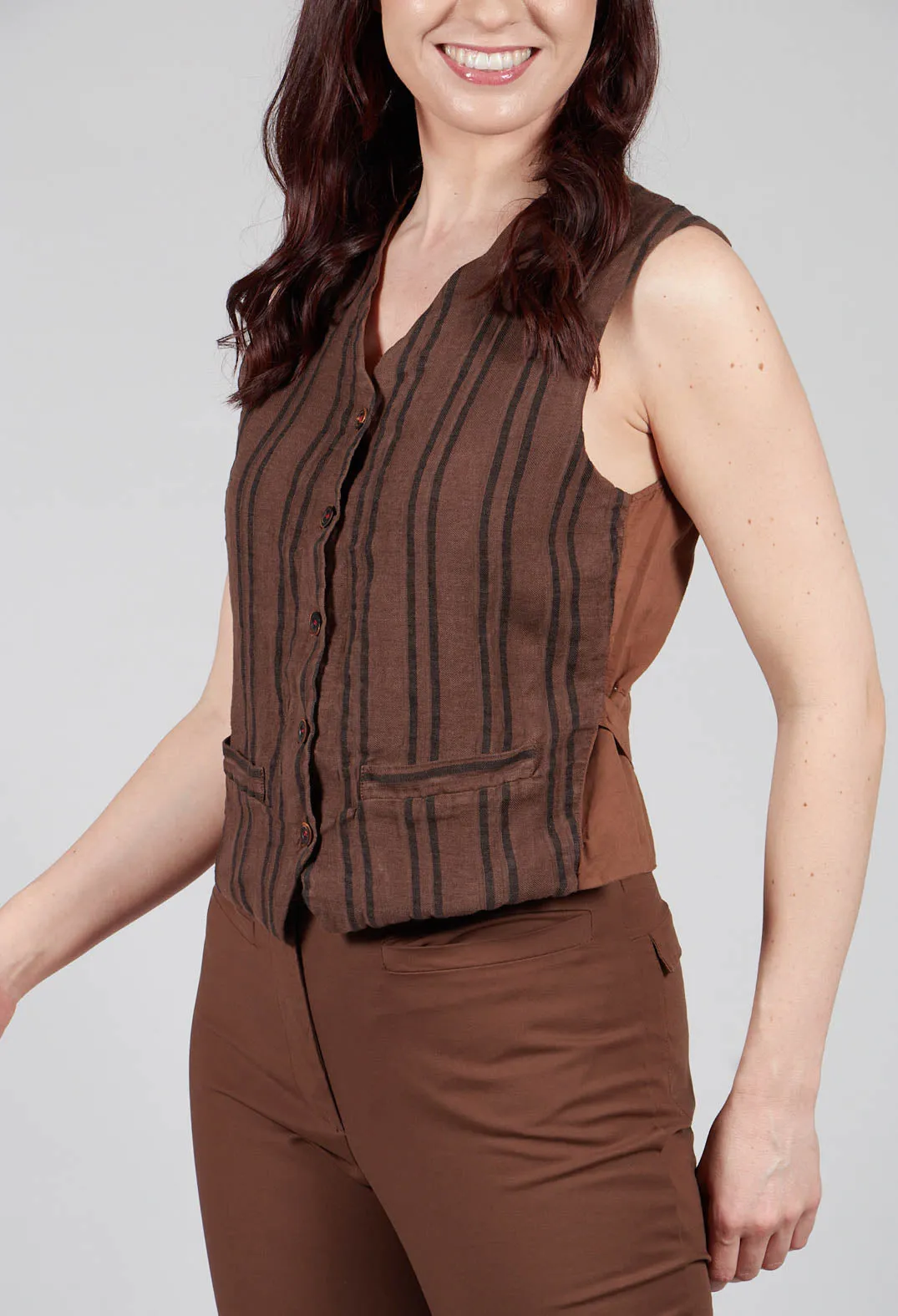 Gemma Gilet in Tobacco