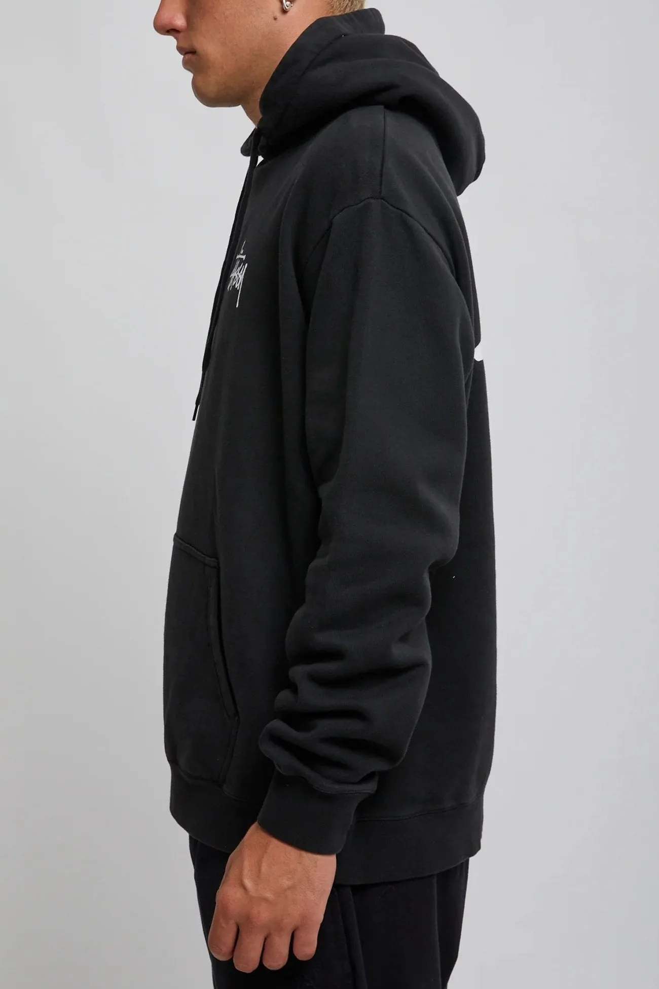 Graffiti LCB Fleece Hood Black